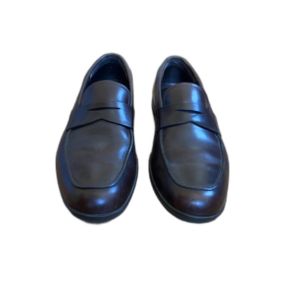 Prada Brown Leather Loafers main image 4